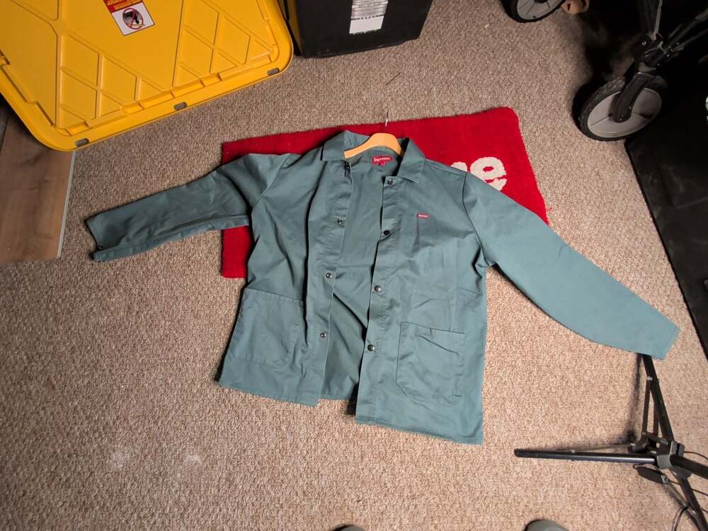 Supreme Shop Jacket in Sage Green